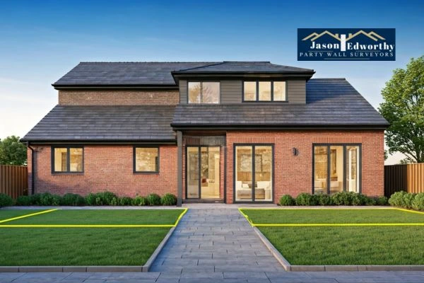 Home extension focusing on boundary line Portslade-by-Sea